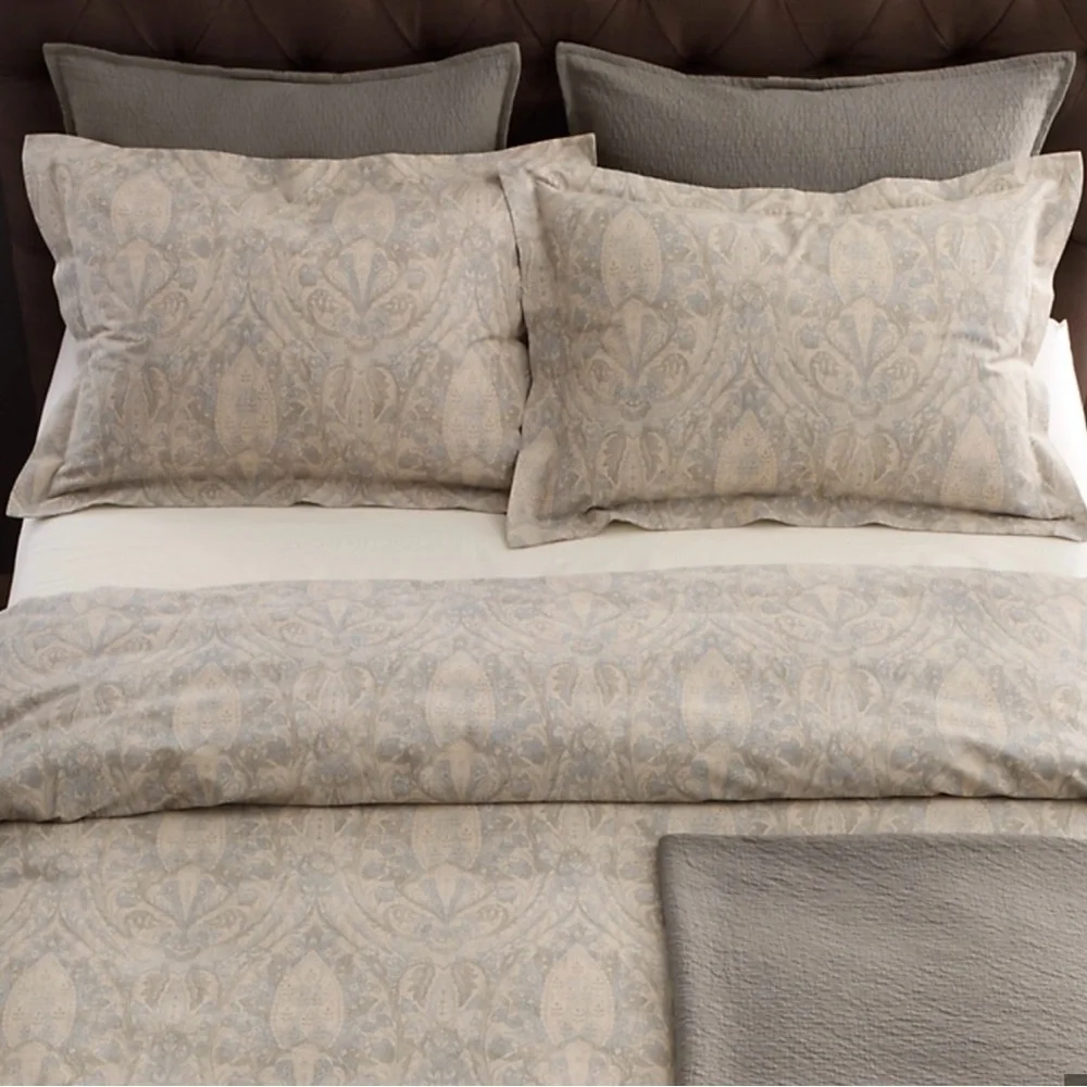 Restoration Hardware-ITALIAN 19TH C. MEDALLION DUVET COVER & SHAMS /Queen - Picture 3 of 9